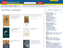 Tablet Screenshot of cartiortodoxe.ro